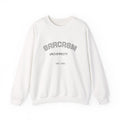Sarcasm University Crewneck Sweatshirt — Vintage Collegiate Graphic